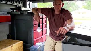 Interior Lights - 2018 Ford Transit Solar Sleeper