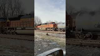 M416-29 wb track 1 with a bnsf ace