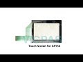 For proface GP550 touch screen and overlay with membrane keypad, lcd display, plastic case replace