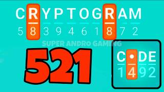 CRYPTOGRAM 521