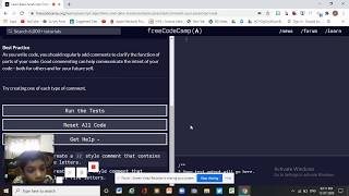 Learn Basic JavaScript Comment Your JavaScript Code freeCodeCamp org