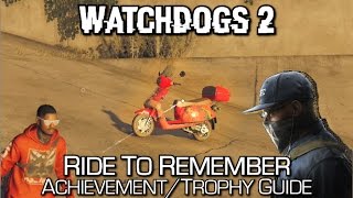 Watchdogs 2 - A Ride to Remember (Unique Vehicle - Rainbow Missile) Achievement/Trophy Guide