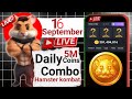 16 September Hamster Kombat daily combo #hamsterkombatdailycombo