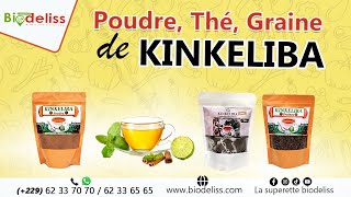 Le Poudre, le Thé, et Graine de KINKELIBA de Biodéliss.