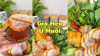 Cách làm GIÒ HEO Ủ MUỐI HOA TIÊU tại nhà siêu dễ và ngon không khác gì ngoài quán|Huyền Mê Nấu Mê Ăn