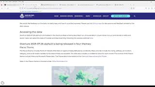 What we know so far on the Overture Maps global dataset? (60 million places from BingMaps and Meta)