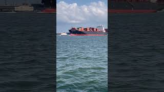 Outbound Cargo Ship | Norfolk, VA | post-race cruising | CCC 2023