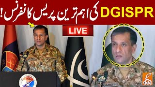 🔴LIVE | DG ISPR Ahmed Sharif Chaudhry Important Press Conference | Latest Updates | GNN