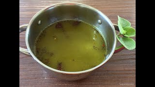 doddapatre saru | ದೊಡ್ಡಪತ್ರೆ ಸಾರು | sambaraballi saru | Rasam recipe | healthy drink for cold, cough