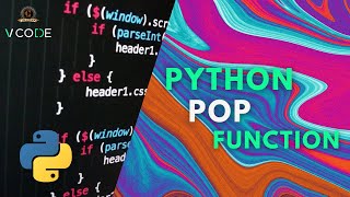 POP FUNCTION - PYTHON | V-CODE | CSI | VIT-AP