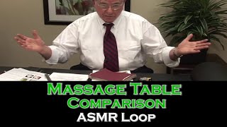 ASMR Loop: Massage Table Comparison - Unintentional ASMR - 1 Hour