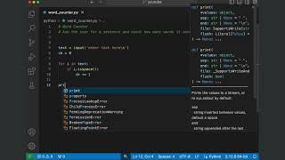 Word Counter || Python