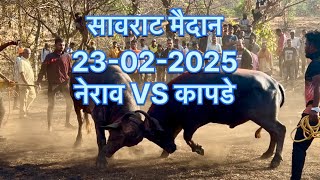 नेराव VS कापडे 🔥 सावरट रेडे झुंज // SEMI -2 || SAVRAT REDE ZUNJ 🔥