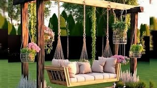 Garden swing! 30 beautiful examples for the garden and backyard!