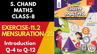 Class-8 Exercise- 11.2 Maths|Mensuration 2D S. chand  (@Ajaygupta294 ) (Question-4 to Question-12)