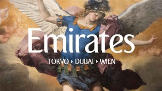 TOKYO to VIENNA via DUBAI  by Emirates