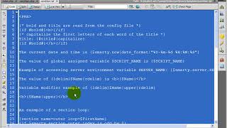 Tutorial PHP - Template Engine Smarty- Part 1