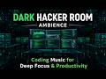 Dark Hacker Room Ambience | Coding Music for Deep Focus & Productivity