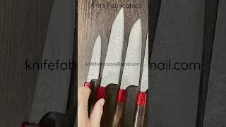 Kitchen Knives Collection Available Now for Sale | KNIFE FABRICATOR'S Custom Handmade Knives Sets