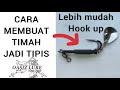 Tutorial membuat soft frog - Cara merakit double hook