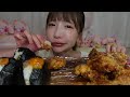 【大食い】からあげおにぎり【もえあず】