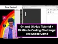 Coding Train Live 32: Git and GitHub Tutorial and the Snake Game