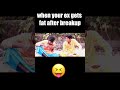 when your ex gets fat after breakup 😂 shorts comedy funny viral