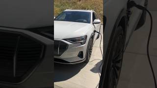 Audi e-tron charger installation. 🔥 #audi #audietron #electriccar #chargepoint #electricvehicle