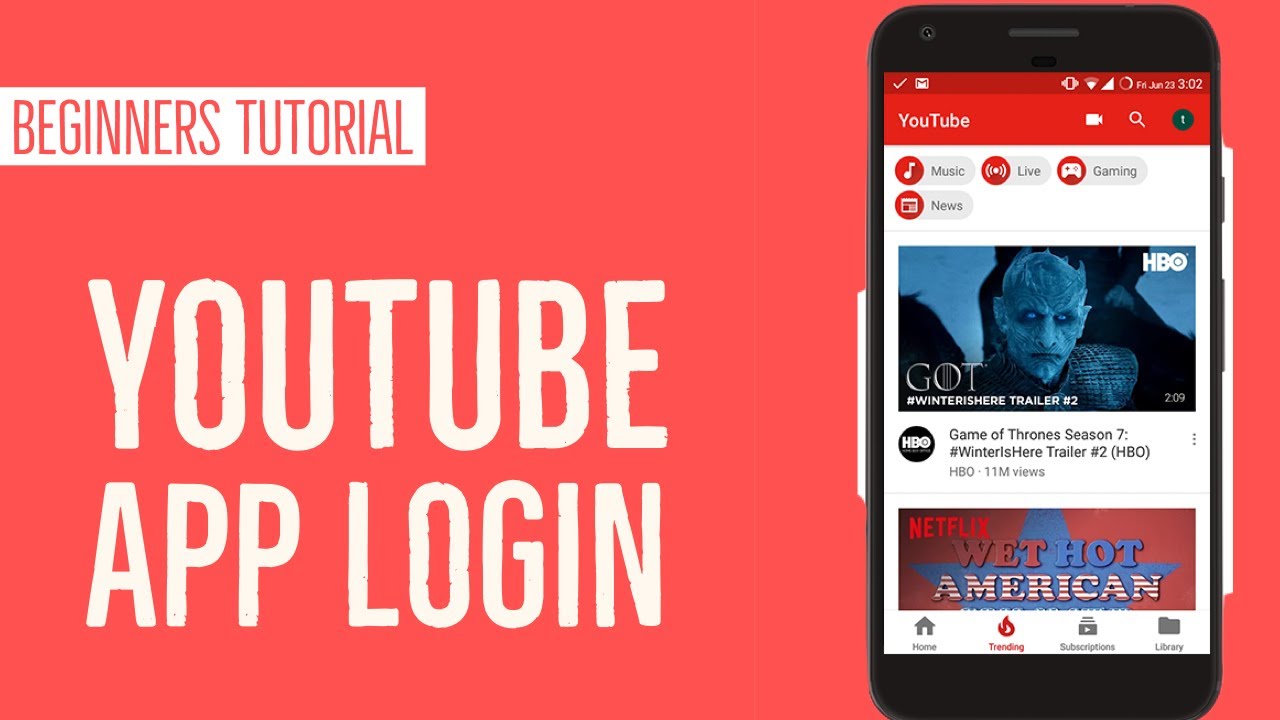 Youtube Login | How To Login Youtube App Instantly? | Youtube App Login ...