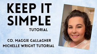 Keep it simple line dance tutorial Beginner choreography by Maggie Gallagher
