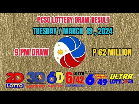 PCSO LOTTERY DRAW RESULT COMPLETE!! MARCH 19,2024 / TUESDAY!! - YouTube