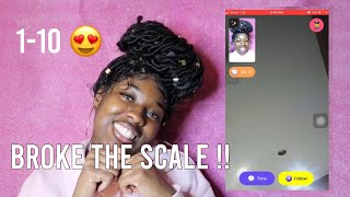 RATE ME 1-10 MONKEY APP CHALLENGE | HE WAS RACIST !!!