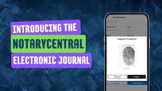 Introduction to the NotaryCentral Electronic Journal
