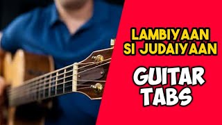 Lambiyaan Si Judaiyaan guitar cover | Raabta |Super Easy Lead