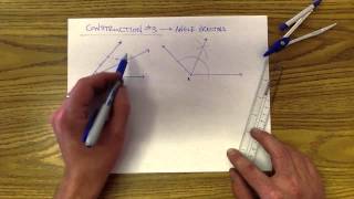 Constructions #3 - Bisect an Angle