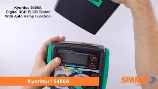 Kyoritsu 5406A | Digital RCD ELCB Tester With Auto Ramp Function