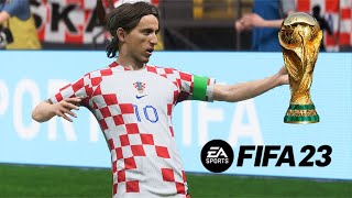 FIFA 23 -  Croatia VS Morocco | World Cup Third-place PC Gameplay | 4K