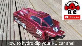 Hydro Dipping your RC car body