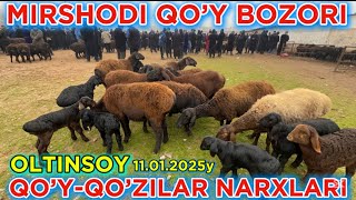 OLTINSOY MIRSHODI BOZORIDA QO’ZILI QO’YLARNARXLARI 11.01.2025y #rek #video #chorvabozori #mirshodi