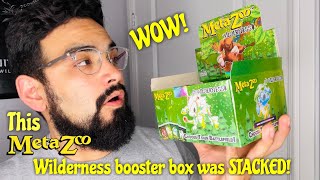 METAZOO 1ST EDITION WILDERNESS BOOSTER BOX OPENING! *SO MANY FULL HOLOS*