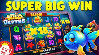 WILD DEPTHS 🐟 MEGA MULTIPLIER 🔥 SUPER BIG WIN!