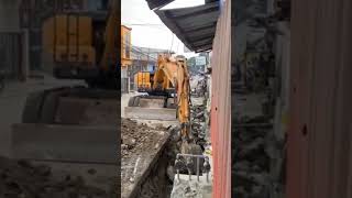 Caution 🫷 Construction Ahead🏗️#construction #backhoevideo #shortvideos #fypシ #noisy