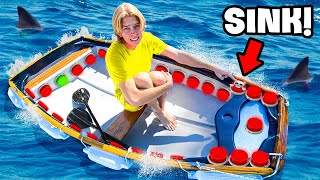 100 Button Mystery BOAT!.. One Button SINKS You!