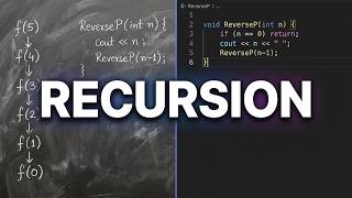 reverse printing using recursion in c++ || c++ || recursion