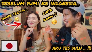 SEBELUM YUMI KE INDONESIA , AKU COBA TES DULU .. !!  SAMPE TERSIPU DIA !!! HAHAHA