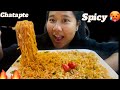 Spicy noodles chatapte 🔥#spicy #mukbang #food