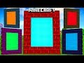 HOW TO MAKE PORTALS TO NEW MINECRAFT DIMENSIONS!!