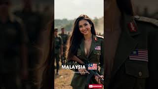 Beauties female soldiers in Asia countries EP.40 Y9 #ai #military #warriorwoman #army #girl #girls