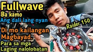 Paano mag fullwave ng Stator ng Raider 150 /Para sa mga nalolobatan/Di kana dapat nagbabayad.