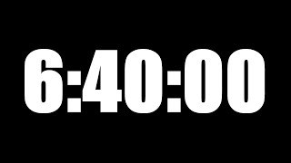 6 HOUR 40 MINUTE TIMER • 400 MINUTE COUNTDOWN TIMER ⏰ LOUD ALARM ⏰